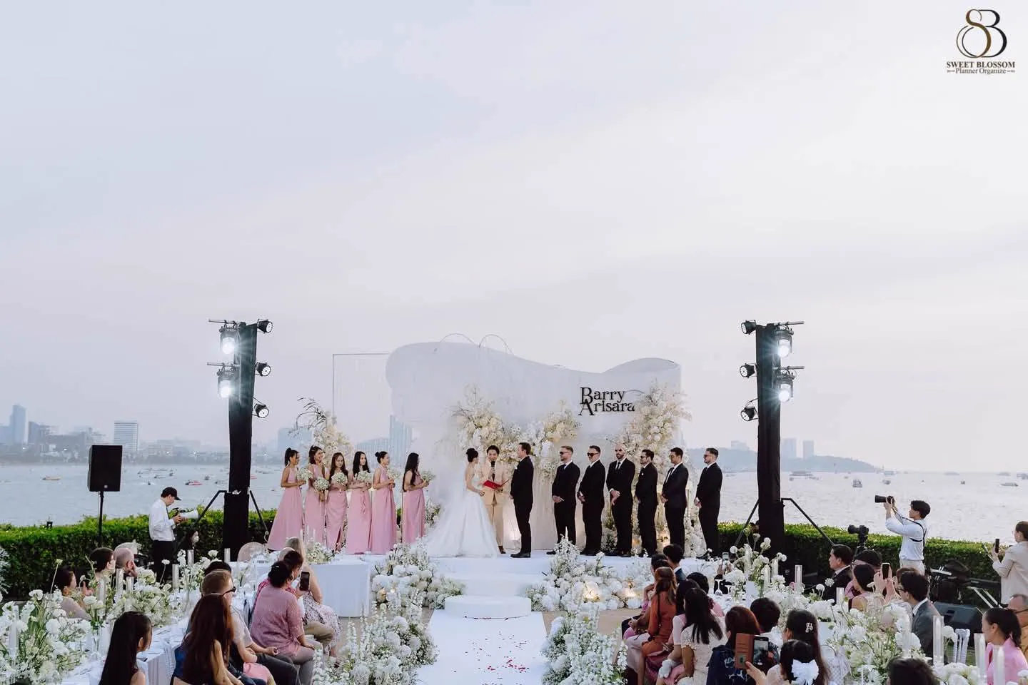 Jaja and Barry's Seaside Wedding at Dusit Thani Pattaya — real wedding moment 2 at Dusit Thani Pattaya
