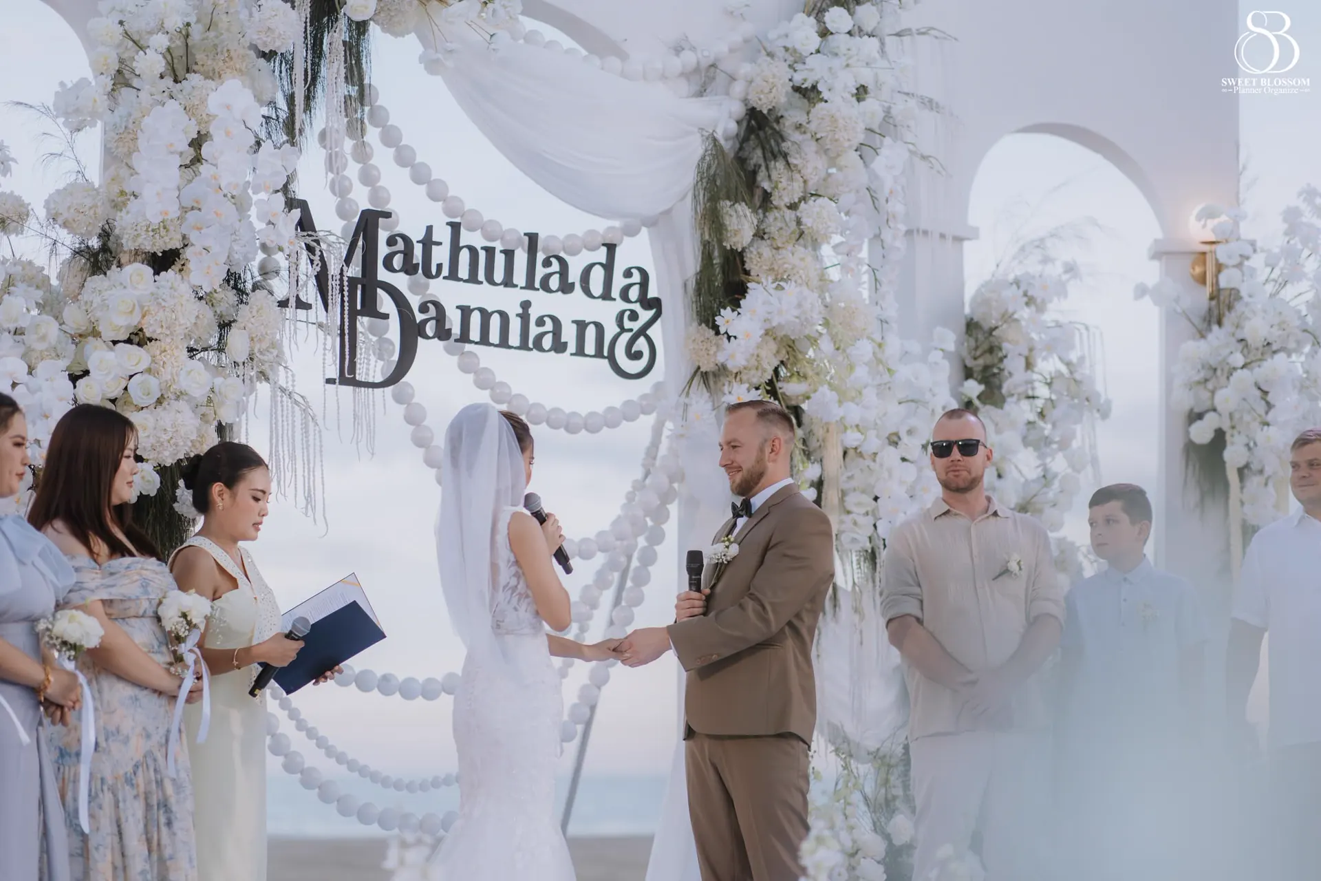 Tip and Daniel's International Seaside Wedding — real wedding moment 3 at Pattaya Seaside