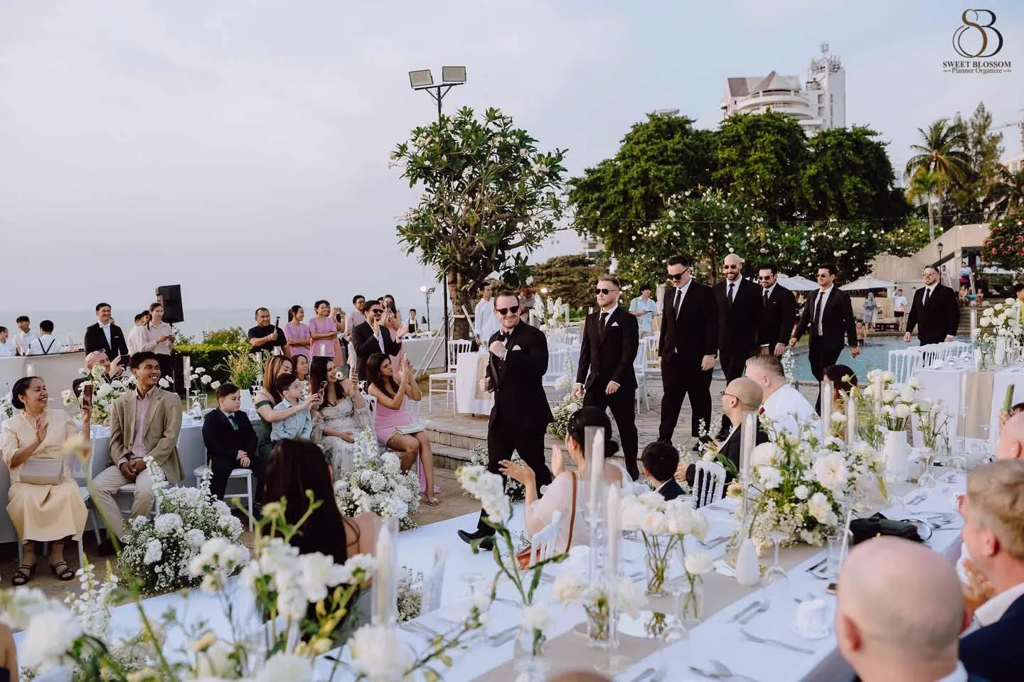 Jaja and Barry's Seaside Wedding at Dusit Thani Pattaya — real wedding moment 9 at Dusit Thani Pattaya