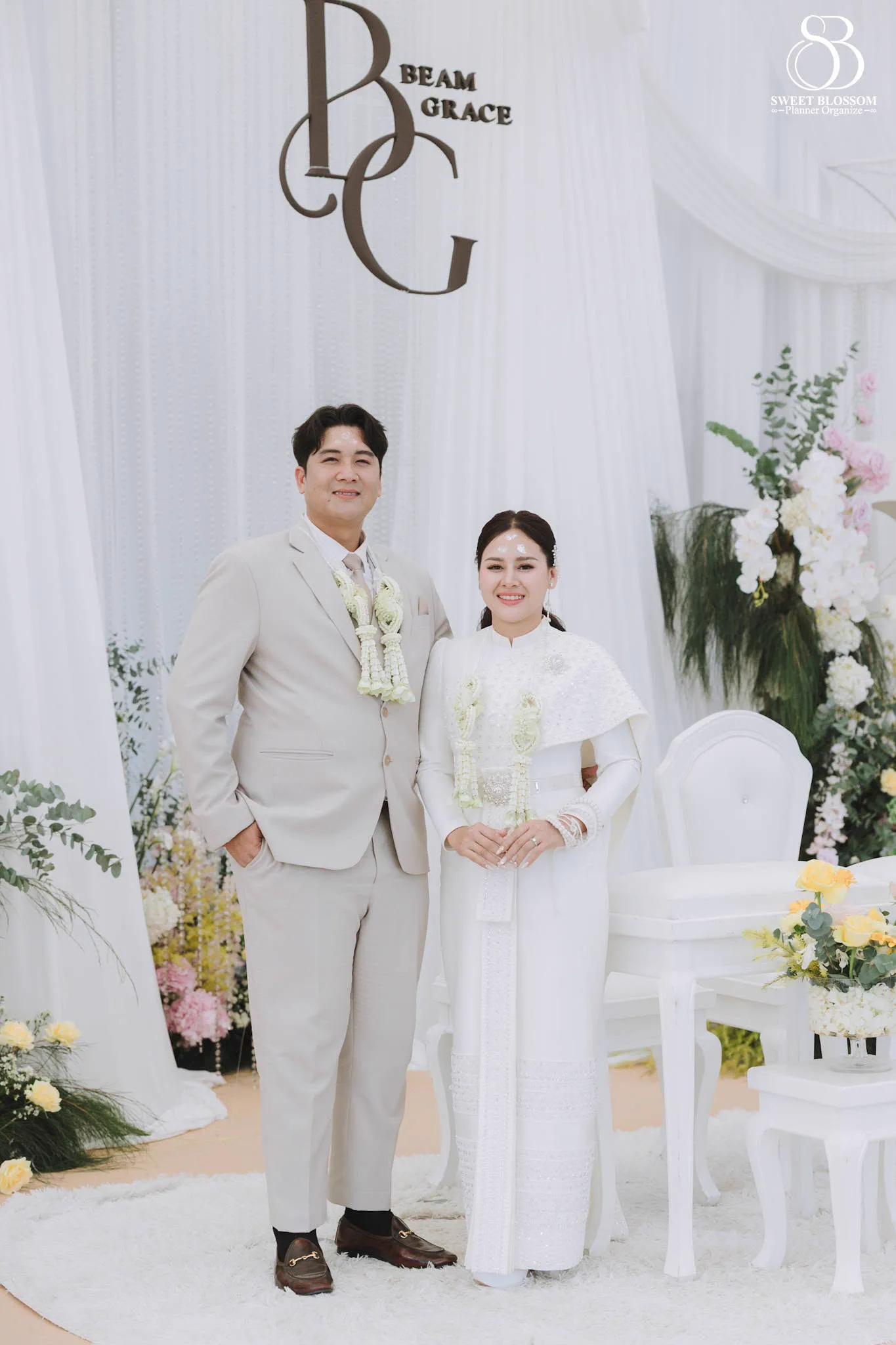 ภาพงานแต่ง คุณบีม & คุณเกรซ ณ บ้านเจ้าสาว ในลพบุรี ภาพที่ 17