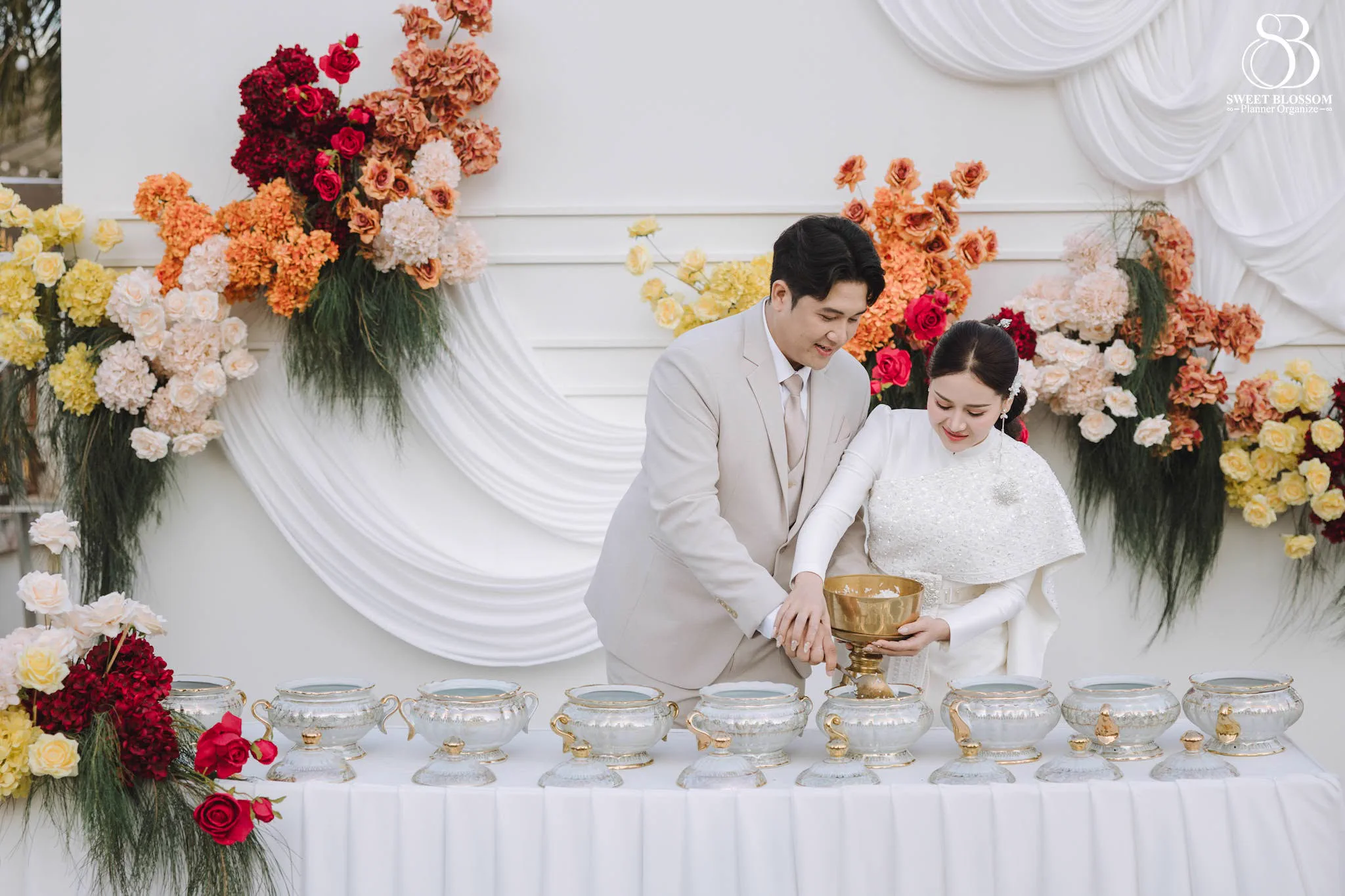 ภาพงานแต่ง คุณบีม & คุณเกรซ ณ บ้านเจ้าสาว ในลพบุรี ภาพที่ 26