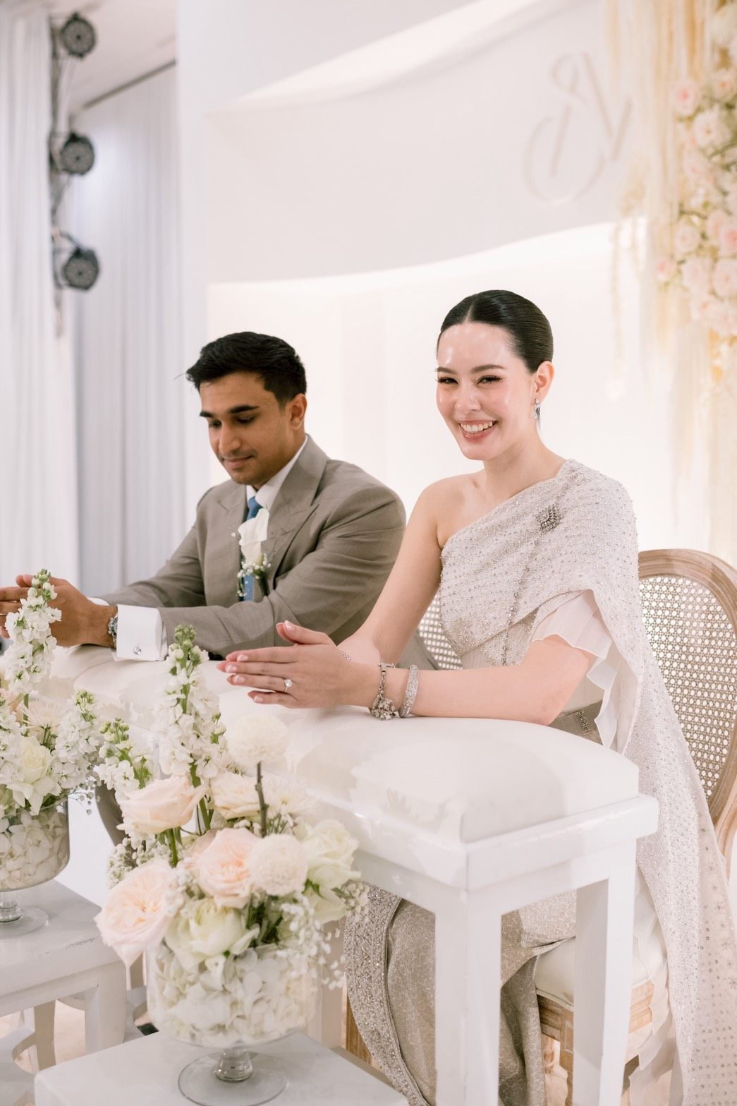Chacha and Dave reception portrait