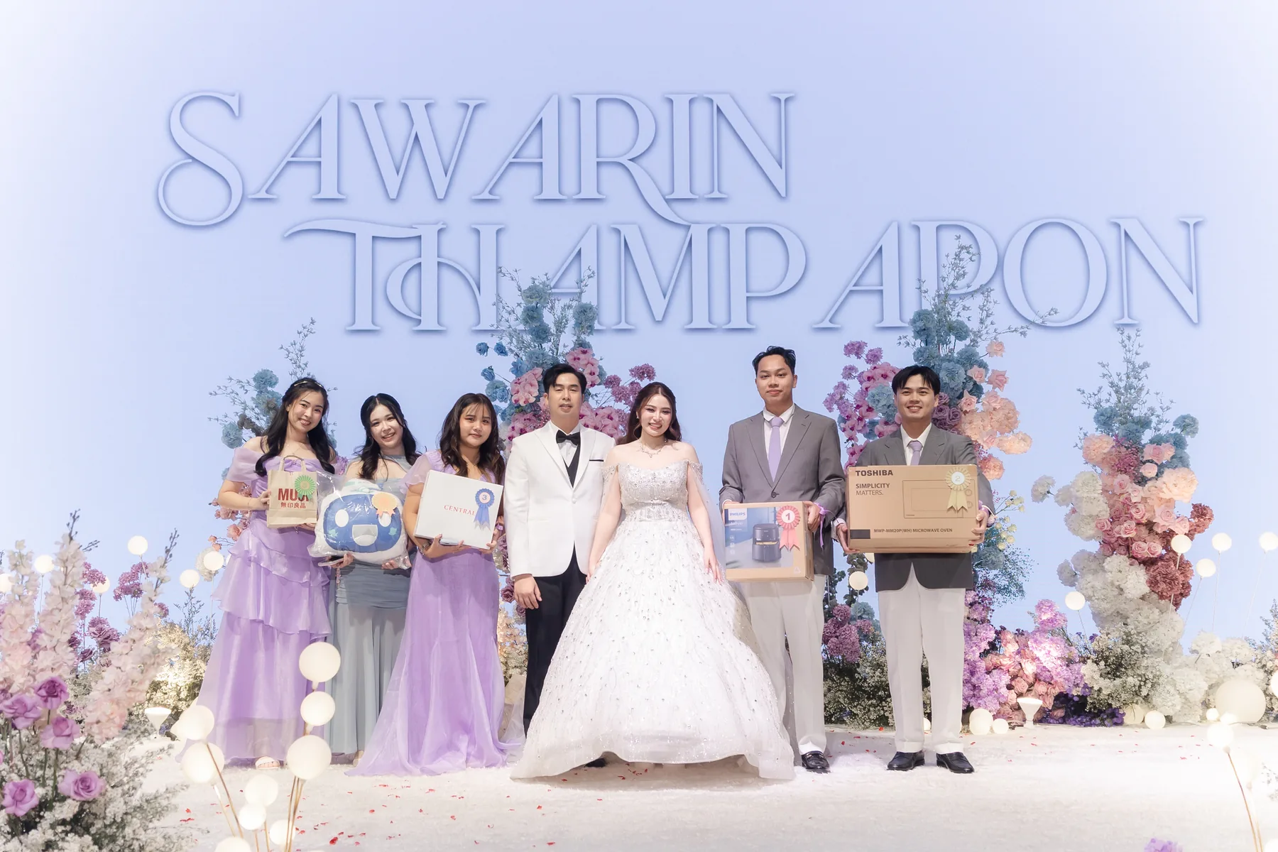 ภาพงานแต่ง ฟ้า & ไทม์ ณ โรงแรมเดอะ แกรนด์ โฟร์วิงส์ คอนเวนชั่น กรุงเทพฯ ในกรุงเทพฯ ภาพที่ 27