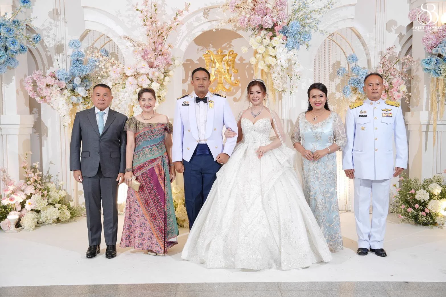 ภาพงานแต่ง คุณน้ำฝน & คุณวิน ณ หอประชุมกองทัพอากาศ ในกรุงเทพฯ ภาพที่ 7
