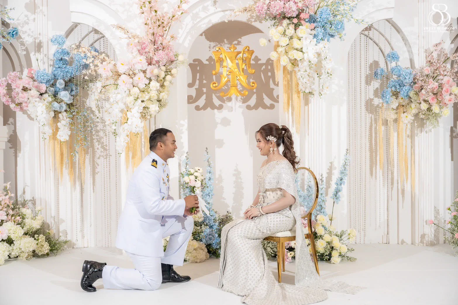 ภาพงานแต่ง คุณน้ำฝน & คุณวิน ณ หอประชุมกองทัพอากาศ ในกรุงเทพฯ ภาพที่ 8