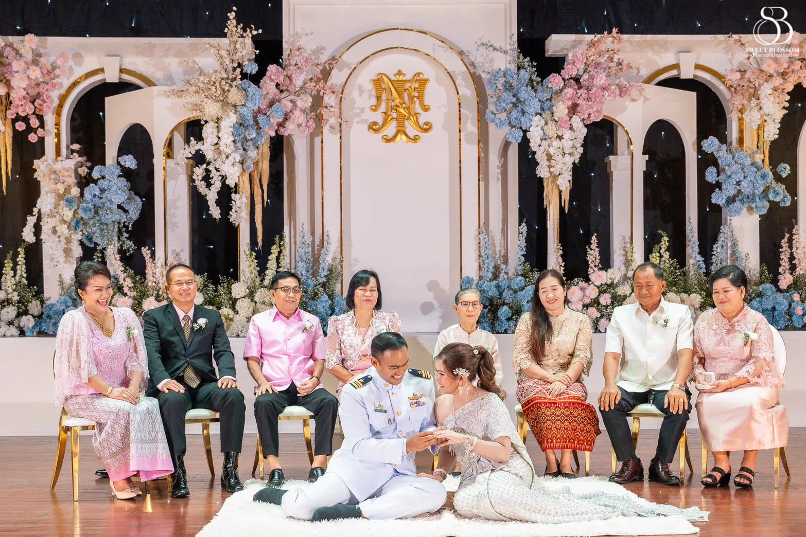 ภาพงานแต่ง คุณน้ำฝน & คุณวิน ณ หอประชุมกองทัพอากาศ ในกรุงเทพฯ ภาพที่ 9