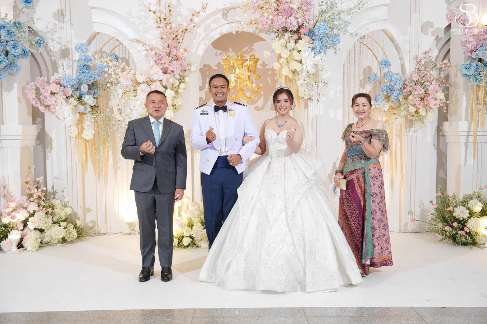 ภาพงานแต่ง คุณน้ำฝน & คุณวิน ณ หอประชุมกองทัพอากาศ ในกรุงเทพฯ ภาพที่ 14