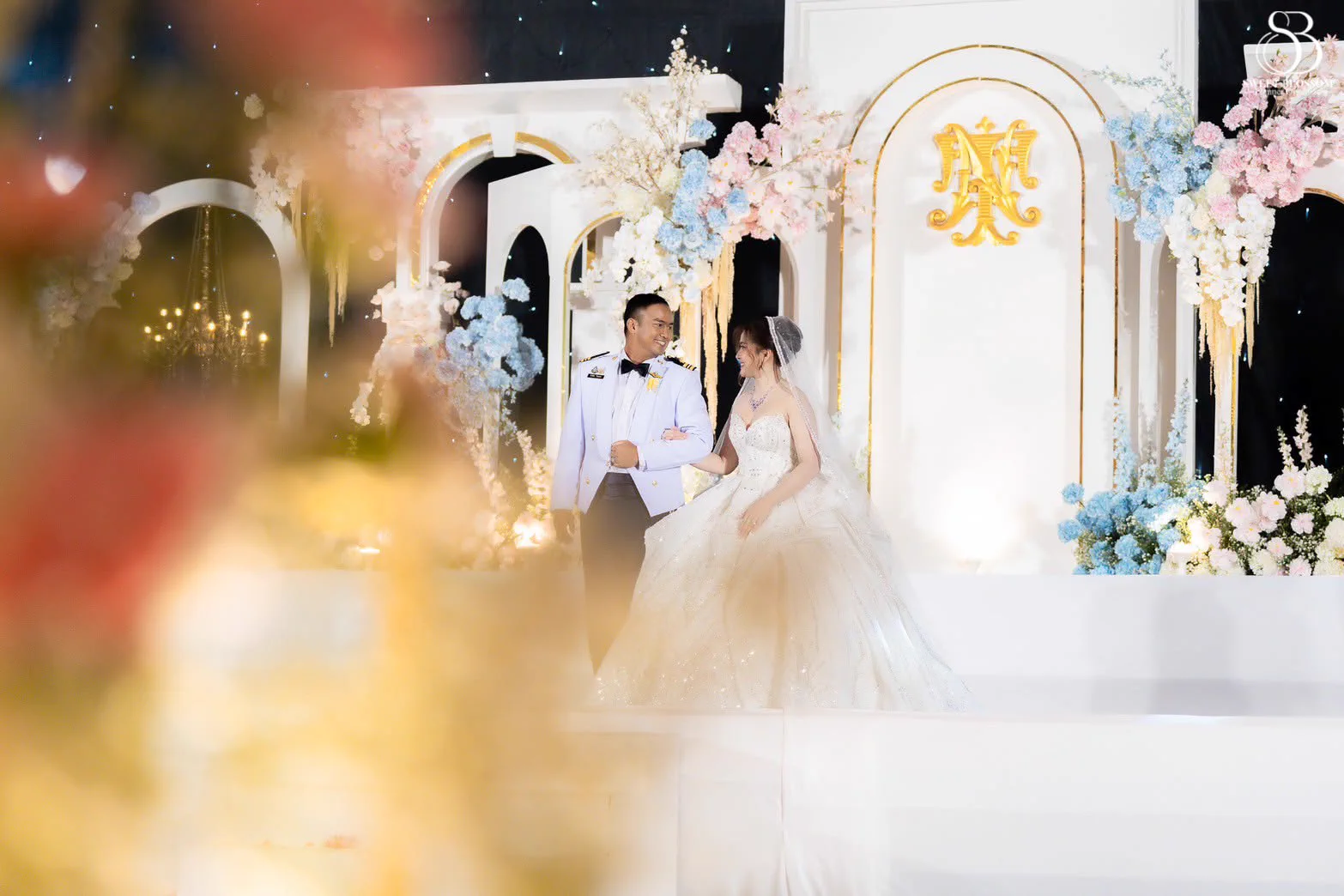 ภาพงานแต่ง คุณน้ำฝน & คุณวิน ณ หอประชุมกองทัพอากาศ ในกรุงเทพฯ ภาพที่ 17
