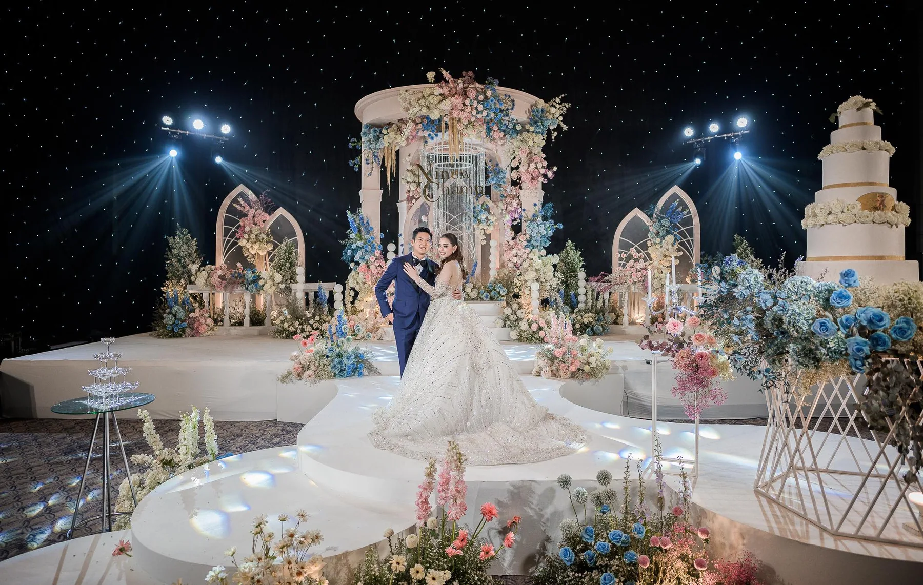 ภาพงานแต่ง นินิว & แชมป์ ณ โรงแรมอัศวิน แกรนด์ คอนเวนชั่น ในกรุงเทพฯ ภาพที่ 7