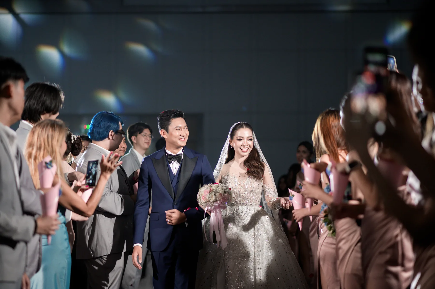 ภาพงานแต่ง นินิว & แชมป์ ณ โรงแรมอัศวิน แกรนด์ คอนเวนชั่น ในกรุงเทพฯ ภาพที่ 9
