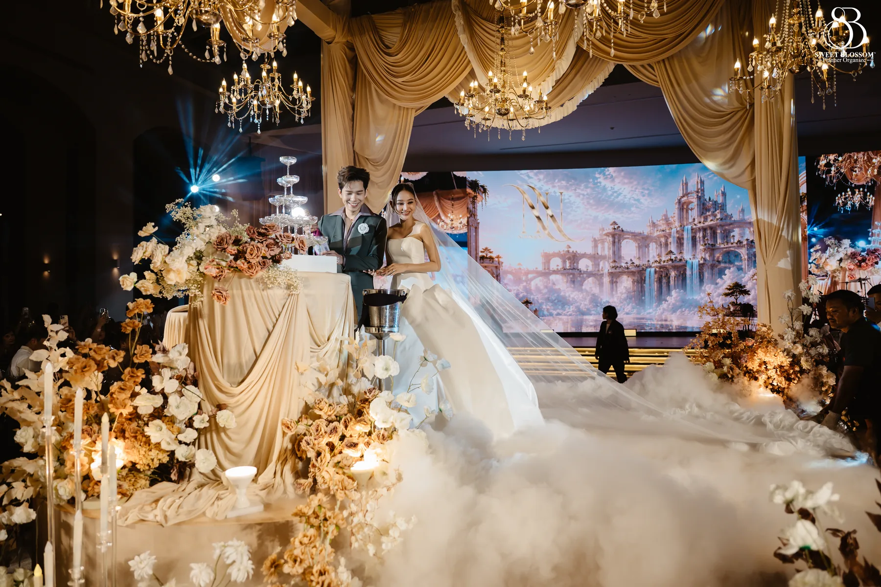 Noon & Nu wedding at NIRHAN Wedding Venue in Nakhon Pathom — photo 15