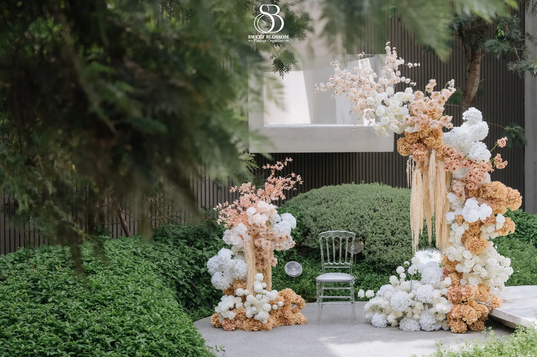 Noon & Nu wedding at NIRHAN Wedding Venue in Nakhon Pathom — photo 36