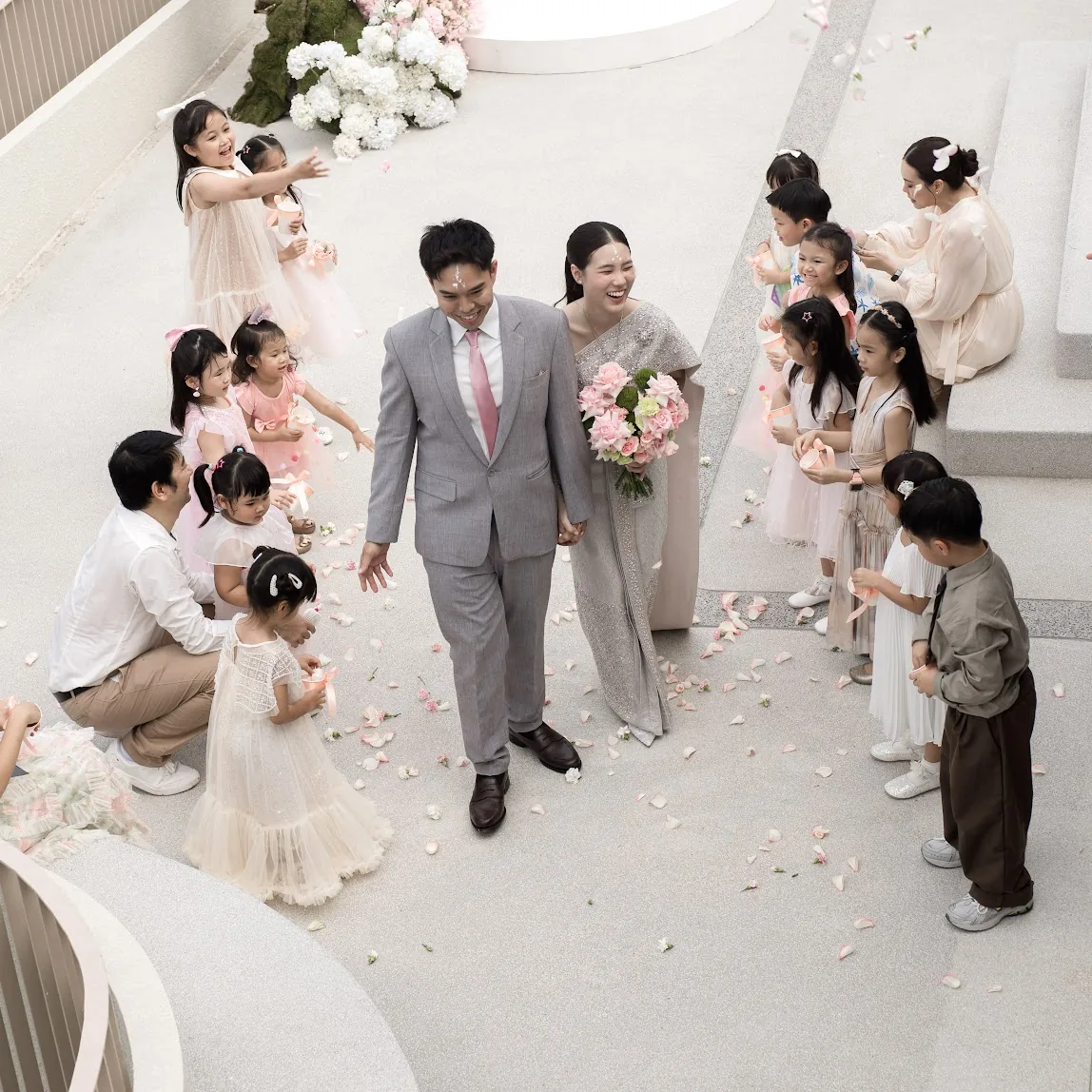 ภาพงานแต่ง พิม & แบงค์ ในจังหวัดสระบุรี ภาพที่ 7